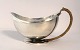 Georg Jensen. Saucenschale mit Henkel. Harald Nielsen. Modell 761. Länge 17 cm. 
Höhe 7,5 cm. Produziert 1933 - 1945
