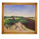 Aabenraa 
Antikvitetshandel 
präsentiert: 
Jens 
Søndergaard, 
1895-1957, Öl 
auf Leinen. 
"Landschaft" 
datiert 1952. 
...