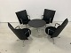 MR Retro Design 
presents: 
Set: 4 
pcs. Erik 
Jørgensen EJ70 
Partner chairs 
1 pc. EJ90 
table in black 
laminate New 
...