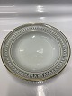 Bing & 
Grondahl, Haga, 
Deep plate with 
gold and 
openwork ...