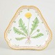 L'Art presents: Royal Copenhagen Flora Danica triangular dish, 1970s