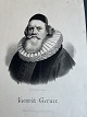 Ole Buus Larsen præsenterer: Litografi af Em. Bærentzen - Portræt af Biskop og digter Henrik Gerner.