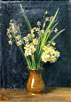 Fischer, August (1854 - 1921) Dänemark: Narzissen, 1887.