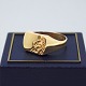 Signet ring in 14k gold