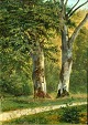 Pegasus – Kunst - Antik - Design präsentiert: Schovelin, Axel (1827 - 1893) Dänemark: Bäume in einem Wald.