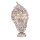 Aabenraa Antikvitetshandel präsentiert: Riechdose aus Silber gestempelt DCB 1755. H: 8cm