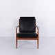 Osted Antik & Design präsentiert: Sessel Modell 118 von Grete Jalk für France & Søn aus Teakholz und schwarzem ...