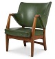 Lundin Antique präsentiert: Äußerst seltener Teakholz-Sessel von Kay Fisker. Nur wenige Exemplare bekannt. ...