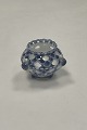 Royal Copenhagen Blue Fluted Full lace Vase with Snails ...