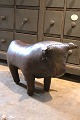 Original Dimitri Omersa leather footstool from the 60s…