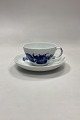 Danam Antik presents: Blue Flower Braided Large Morning Cup No. 8042