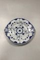 Royal Copenhagen Blue Fluted Half Lace Cake Dish No. 666