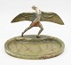 Fantastische, große Art-déco-Bronzefigur ...