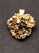 Middelfart Antik presents: Sterling silver gold plated Flora Danica pendant
