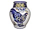 Blue PheasantsLarge floor vase