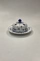 Royal Copenhagen Blue Fluted Plain Butter Dish No. 4