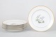 Royal Copenhagen, set of six dinner plates.