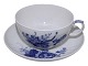 Blue Flower CurvedHuge tea cup #1550
