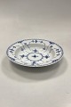 Royal Copenhagen Blue Fluted Half Lace Deep Plate No. 566