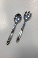 Georg Jensen Acorn Sterling Silver Salad set