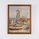 Gemälde auf Leinwand mit Motiv des Hafens von Dragør von ...