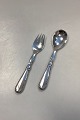 Georg Jensen Silver Viking Salad Set No. 136