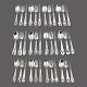 H.C. Andersen children's silver cutlery, complete set ...
