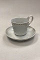 Royal Copenhagen Princess Gold Morning Cup with Saucer ...