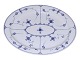 Blue Fluted PlainLarge platter 47 cm. #102