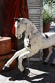 Large decorative Swedish 19th century horse in carved ...
