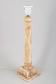 Large Italian alabaster table lamp.