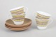 Rörstrand "Mandarin", set of four teacups with saucers.