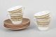 Rörstrand "Mandarin", set of four teacups with saucers.