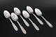 Georg Jensen Mitra set of six dinner spoons.