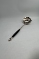 Georg Jensen Acorn Silver Punch Spoon with Ebony Handle