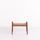 Hocker aus Teak mit Ledersitz von Vilhelm Lauritzen für ...