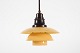 PH pendelDusty yellow sandblasted glass