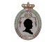 Royal Copenhagen Silhouet plate Queen Louise 1817-1898