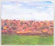 Asger Vendelbo, oil on board, Danish artist.