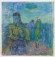 Pär Lindblad, oil painting, listed Swedish artist.