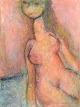 Henry Sandoz, oil on canvas, listed Swiss visual artist.