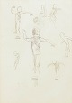 Eileen Alice Soper, "Sliding on the Ice I", drawing, ...