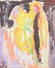 Imre Antonyi, oil painting, listed Swedish visual artist.