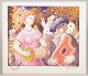Jeppe Eisner, colour lithograph, listed Danish visual ...