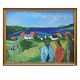 Jens Søndergaard, 1895-1957, Öl auf Leinen. Landschaft, ...