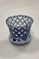 Royal Copenhagen Blue Fluted Full Lace small Vase No. 1015