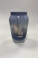 Royal Copenhagen Art Nouveau Vase with ship motif No. ...