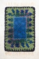 Swedish handwoven rya carpet.