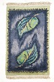 Swedish handwoven rya carpet.