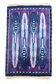 Swedish handwoven rya carpet.